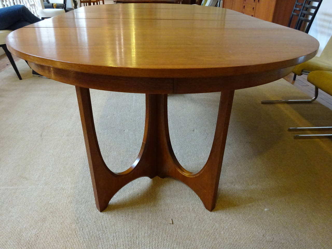 American Probber Style Walnut Dining Table