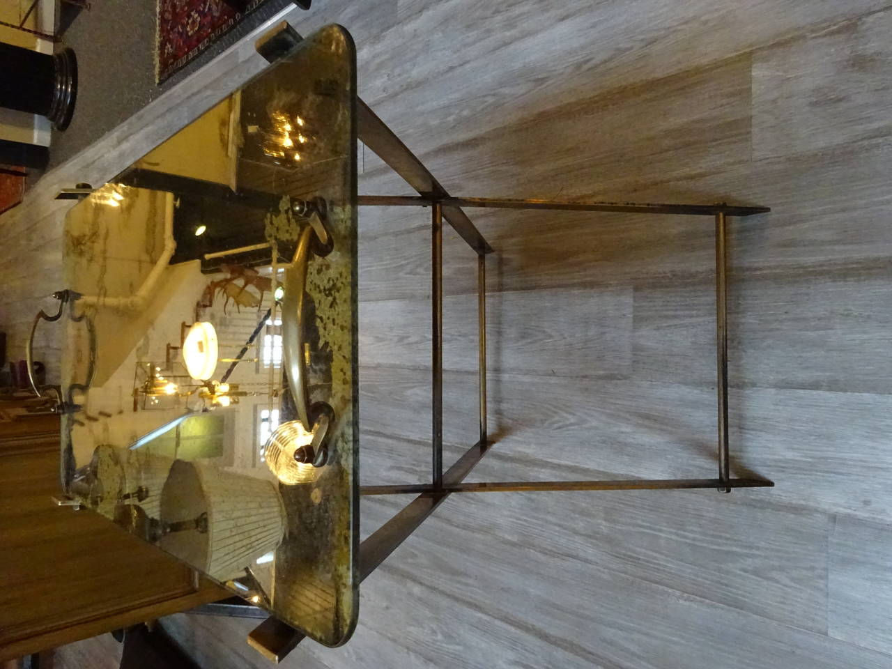 French Mirrored Butlers Tray