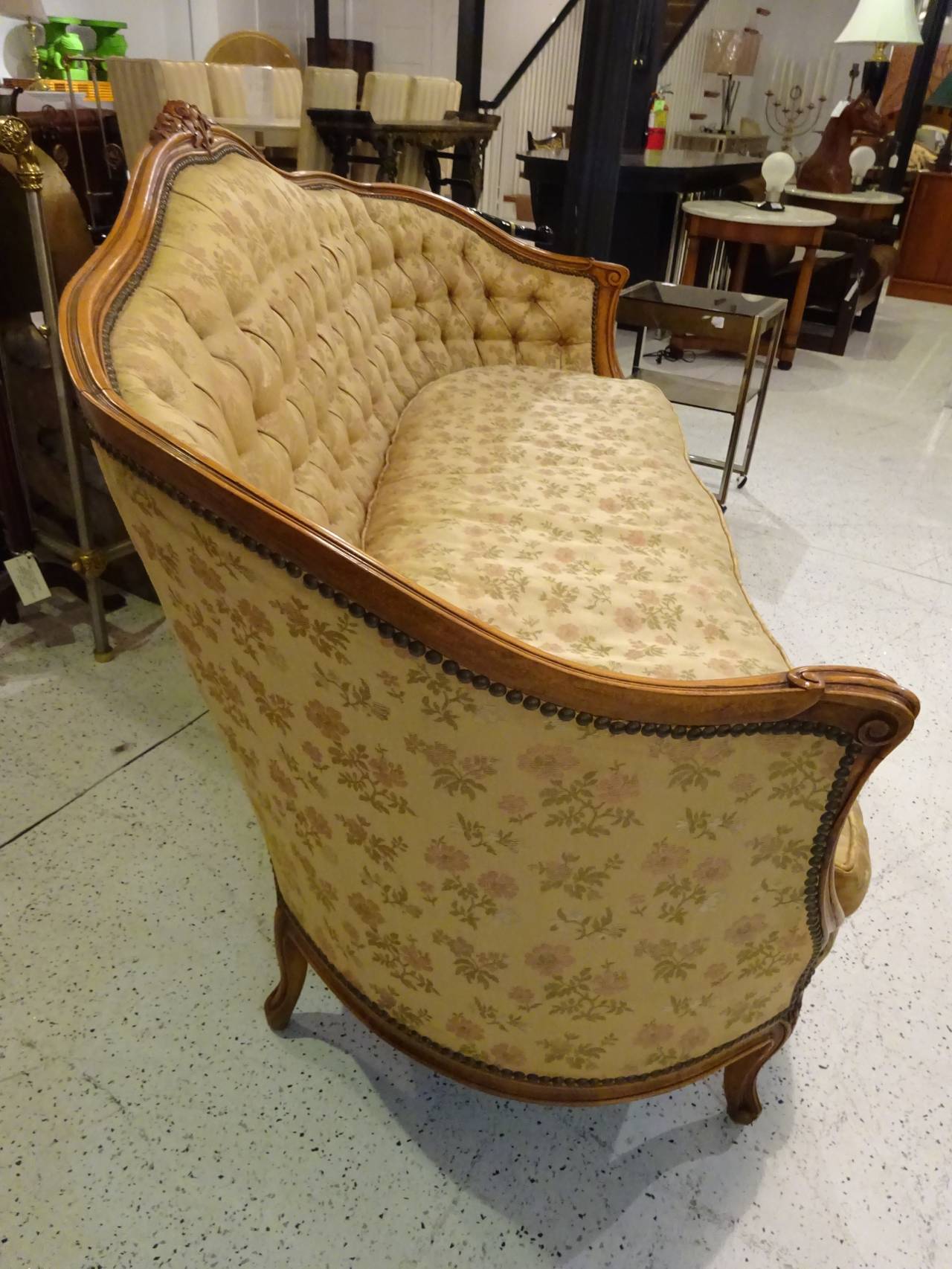 Sofa im Louis XV-Stil des 19. Jahrhunderts (Französisch)