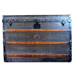 Goyard Steamer Trunk with Prestigious Provenance