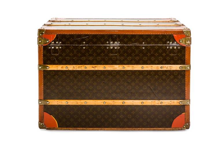 Mid-20th Century Louis Vuitton Top-of-the-Line Monogram Full-Size Wardrobe Steamer For Sale