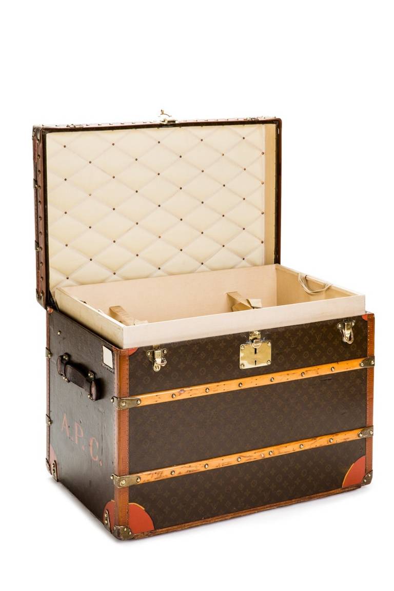 Wood Louis Vuitton Top-of-the-Line Monogram Full-Size Wardrobe Steamer For Sale