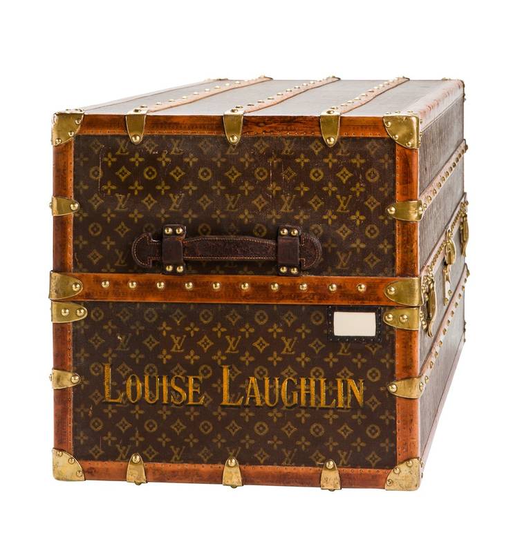 Mid-20th Century Louis Vuitton Monogram Canvas Full-Size Wardrobe Trunk