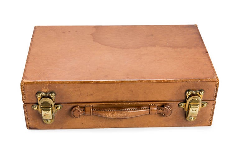 Louis Vuitton Calf's Leather Men's Toiletry Kit, Circa 1910s-1920s; Price: $8,600. Dimensions: 10.5