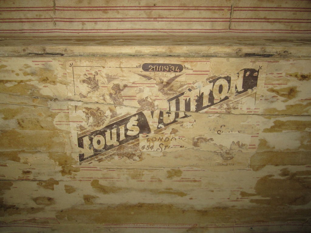 19th Century Louis Vuitton Damier Canvas Steamer Trunk 4