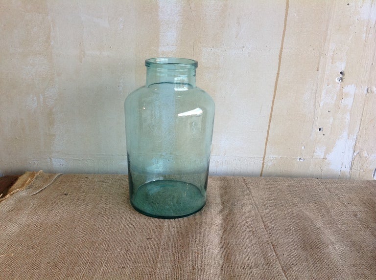 Italian 5L Vintage Glass Jar For Sale