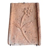 Antique Carved Italian Roof Tile