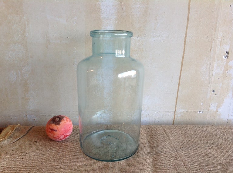 Italian Vintage 6L Glass Jar For Sale