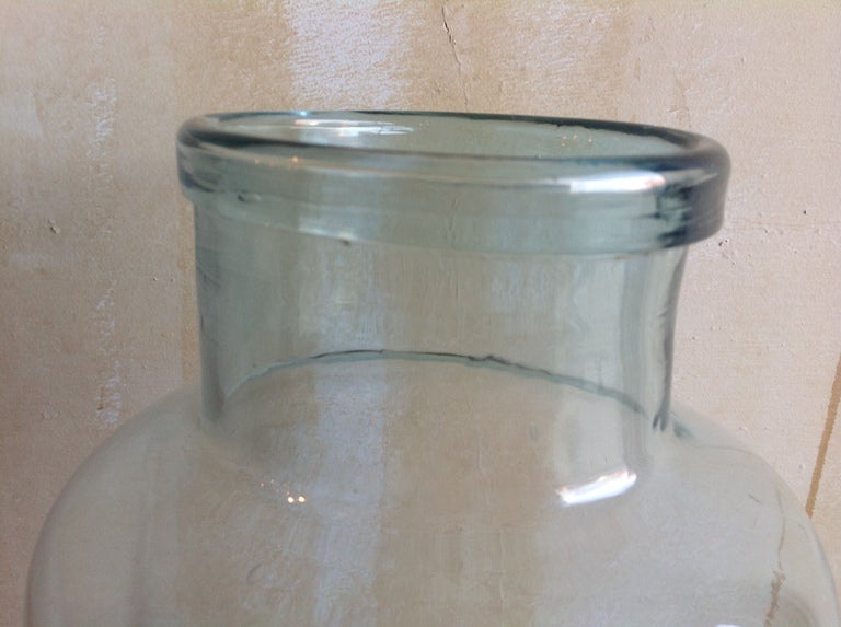 Italian Vintage 8L Glass Jar For Sale