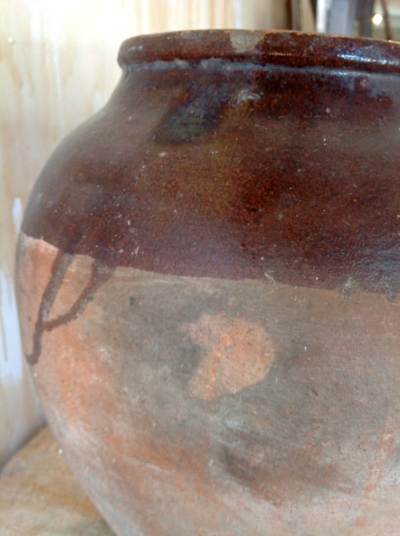 Terracotta Antique Water Jug from Umbria For Sale