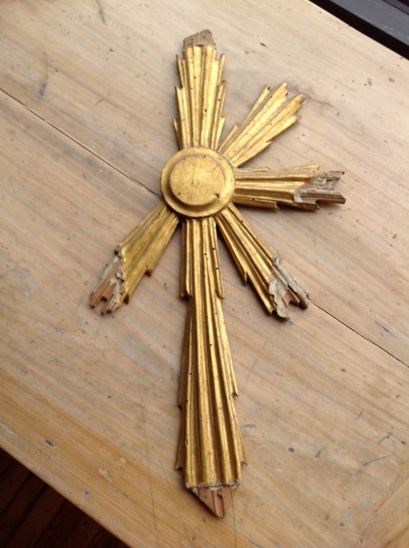Italian Antique Cross Fragment