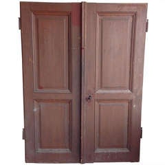 Antique Cellar Doors from Piedmont, Italy