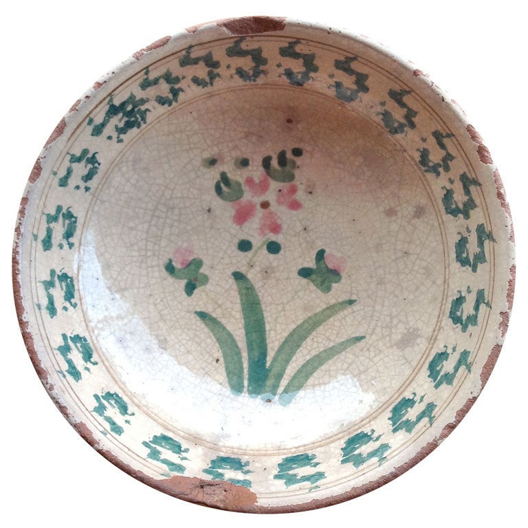 Antique Bowl from Puglia, Italy For Sale