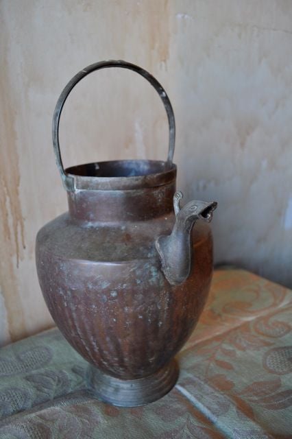 Mid-20th Century Italian Copper Pitcher with Spout