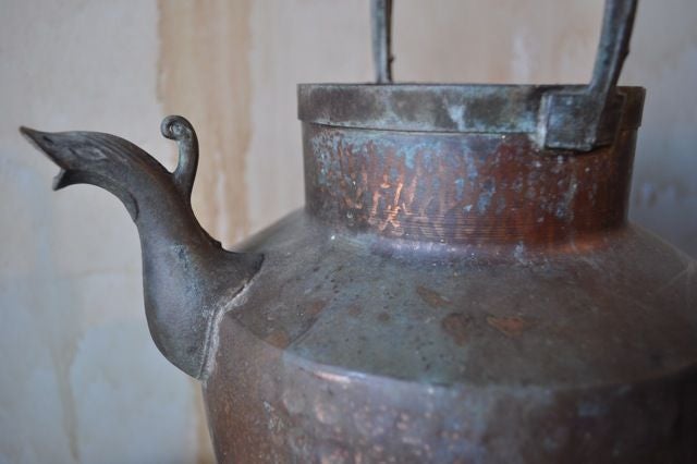 Italian Copper Pitcher with Spout 3