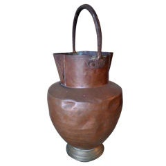 Italian antique copper pitcher