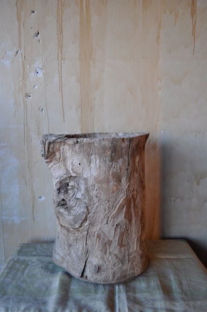 Italian Wood Stump Bucket
