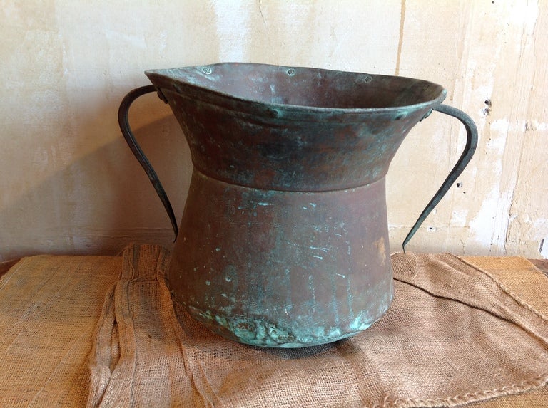 Antique Copper Water Pot from Italy For Sale 2