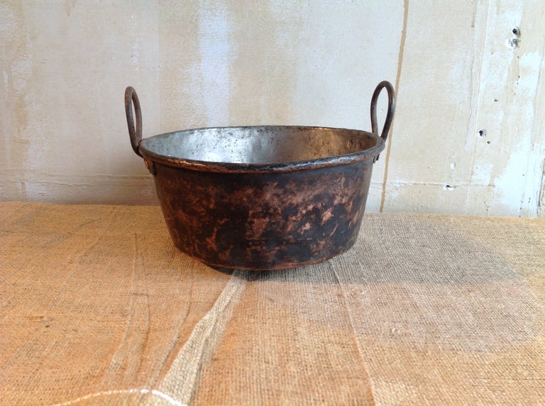 Italian Small Copper Cooking Pot For Sale