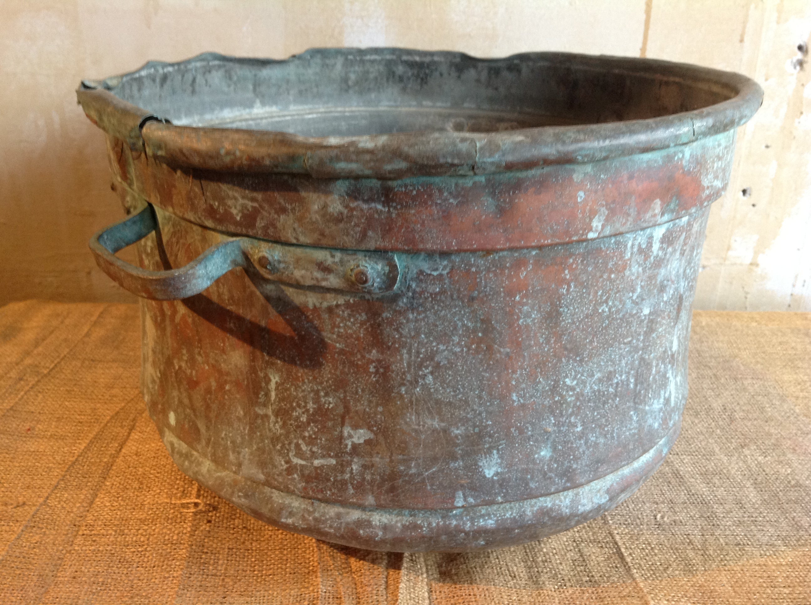 Large Copper Bucket For Sale