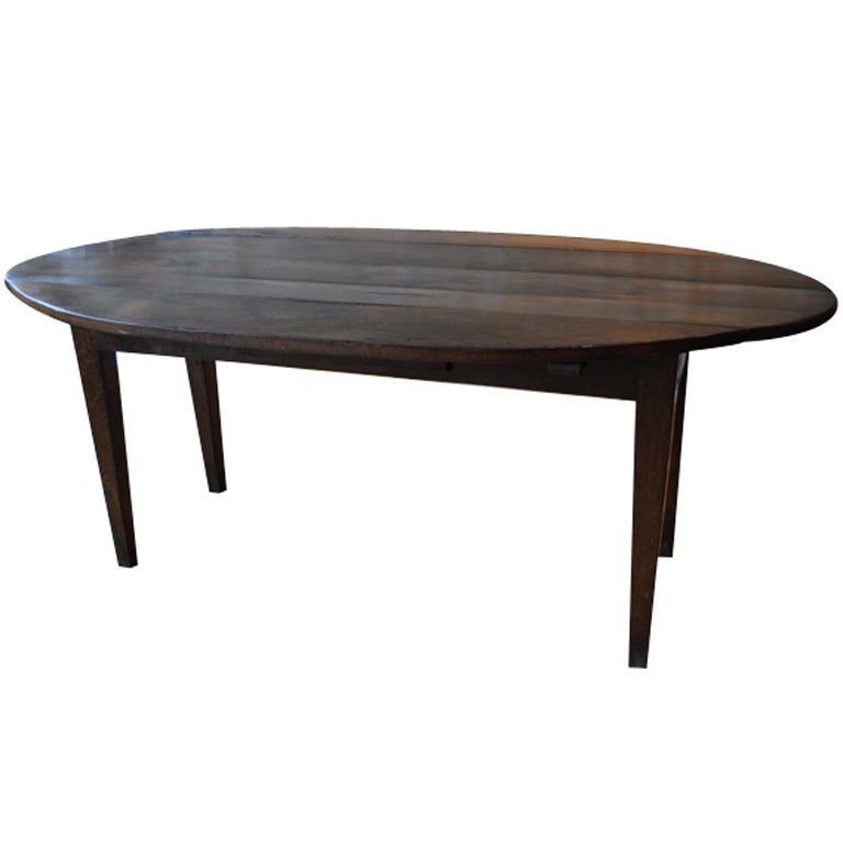 Spanish Oval Drop-Leaf Table For Sale
