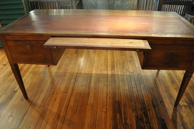 Desk With Leather Top