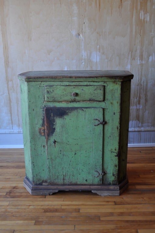 Italian Antique Painted Cabinet