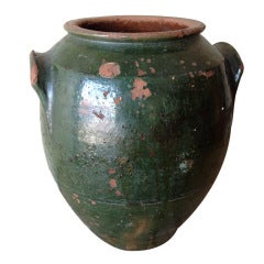Antique Oil Jar from Siena, Italy