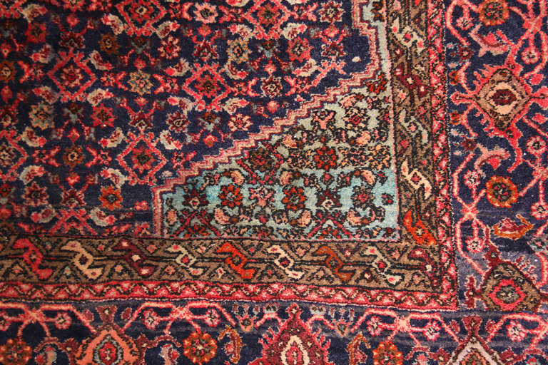 20th Century Vintage Persian Wool Rug For Sale