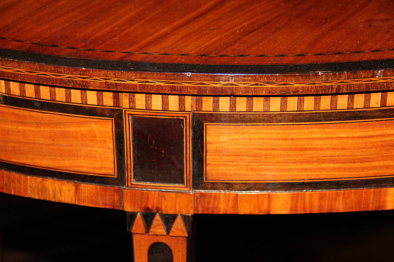 19th Century English Parquetry Center Table For Sale 2