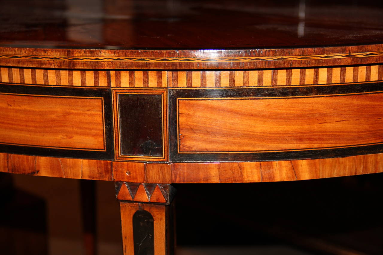 19th Century English Parquetry Center Table For Sale 6