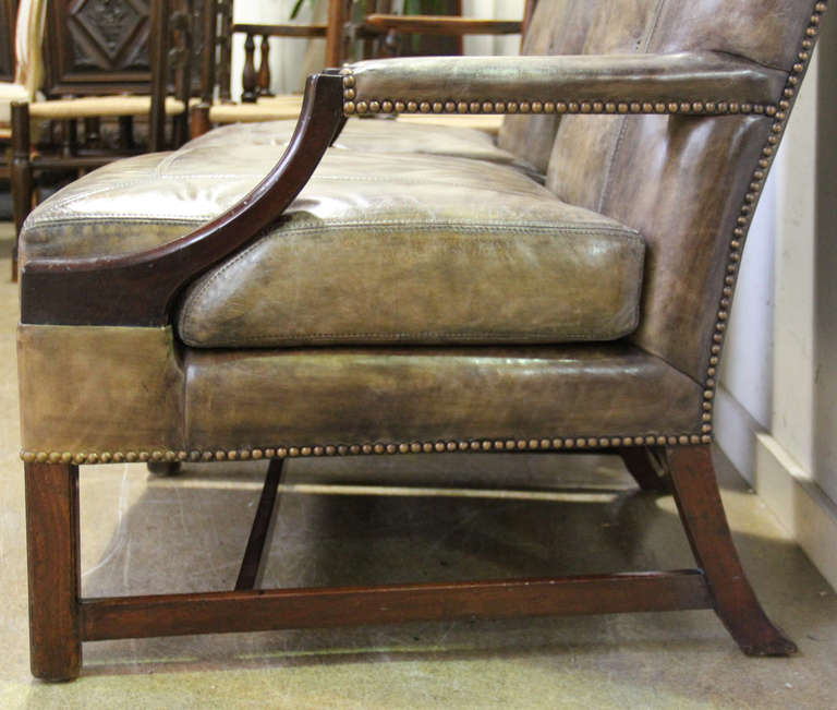 Important Pair of Georgian Gainsborough Chairs In Excellent Condition For Sale In San Francisco, CA