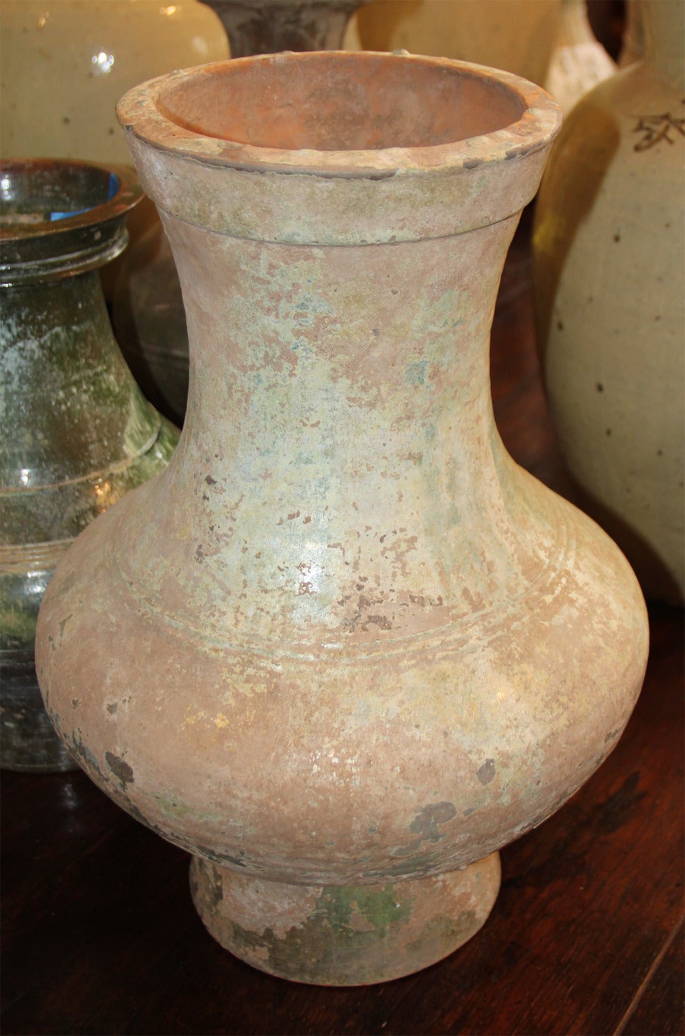 18th Century and Earlier Chinese Han Dynasty Terra Cotta Jar