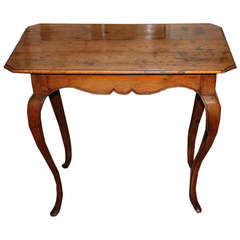 An 18th Century Louis XV Italian Walnut Side Table