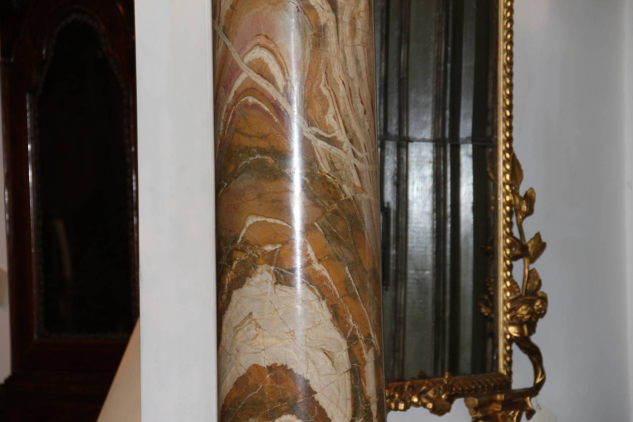 Rare Set of Six 18th Century Italian Doric Columns For Sale 2