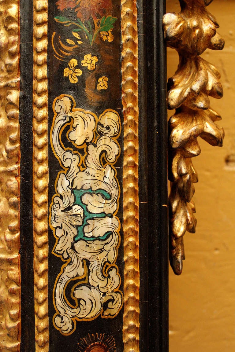 A Pair of Late 17th C. Venetian, Mother-of-Pearl-Inlaid and Giltwood Mirrors In Excellent Condition In San Francisco, CA