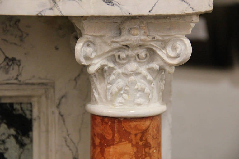 18th Century Pair of Rare Italian Pedestals For Sale 4