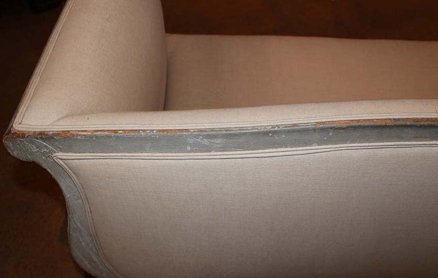 An 18th c. French Rococo-Neoclassical Transitional Settee Sofa 5
