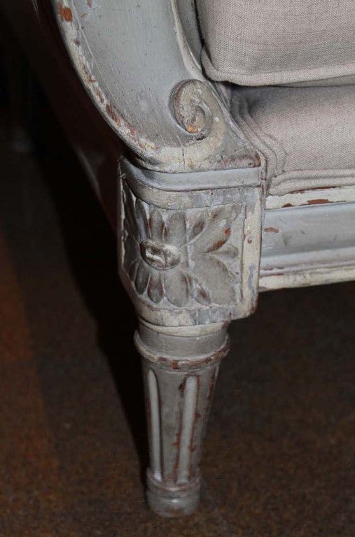 18th Century and Earlier An 18th c. French Rococo-Neoclassical Transitional Settee Sofa