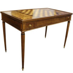 18th Century French Cherrywood Tric-Trac Table