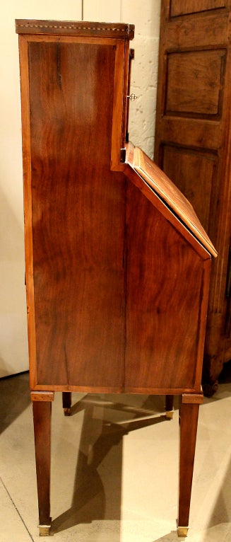 Child's 18th Century, Dutch Marquetry and Parquetry Secretaire