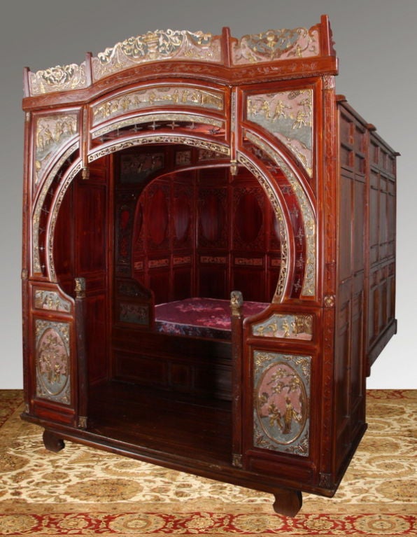 19th Century Chinese Wedding Bed 1
