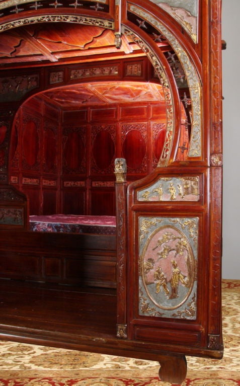19th Century Chinese Wedding Bed 2
