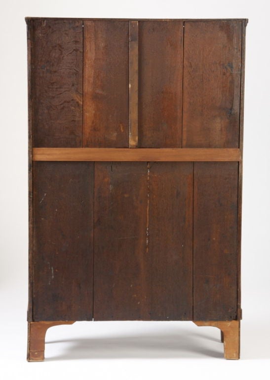 19th Century Dutch Marquetry Inlaid Curio Cabinet For Sale 1