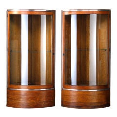 Vintage Pair of Early 20th Century Art Deco Cabinets