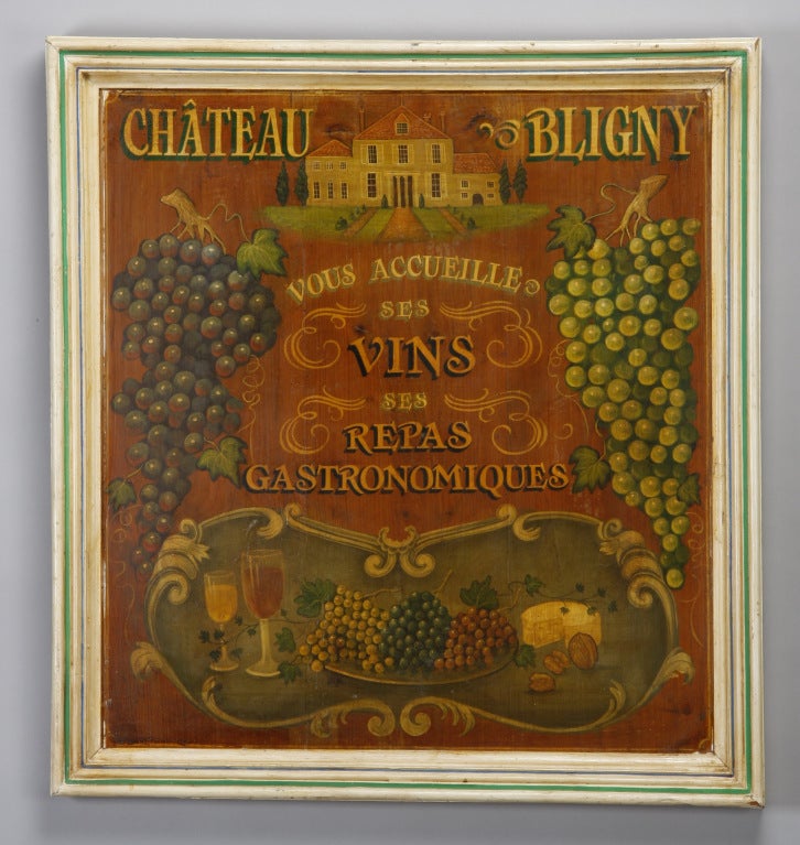 Vintage French Advertising Sign