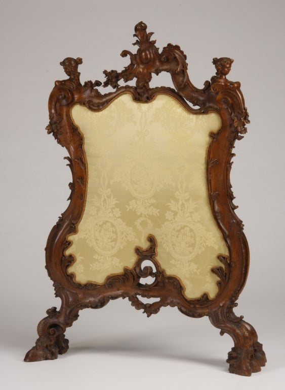 19th Century Venetian Rococo Fire Screen