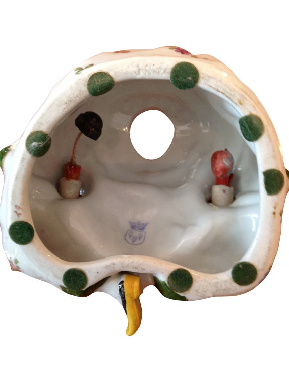 Chinoisie Meissen Porcelain Seated Nodder, Hand Painted, Circa 1900 In Good Condition In West Palm Beach, FL
