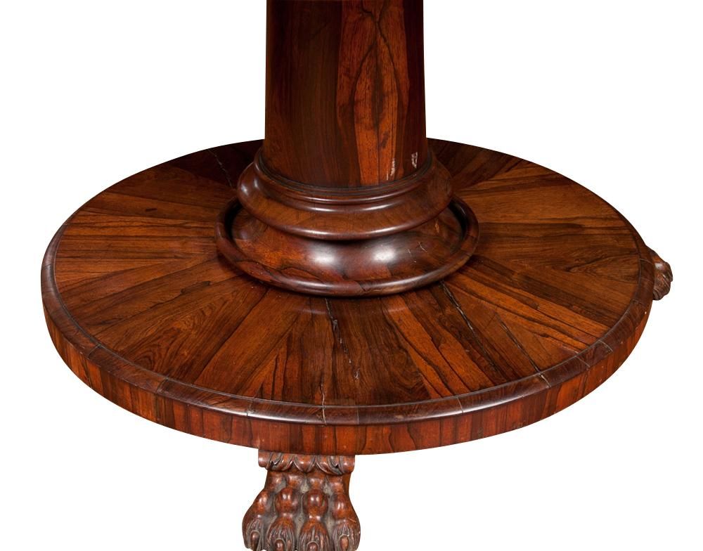 English Regency Center or Dining Tilt Top Table, 19th Century For Sale 2
