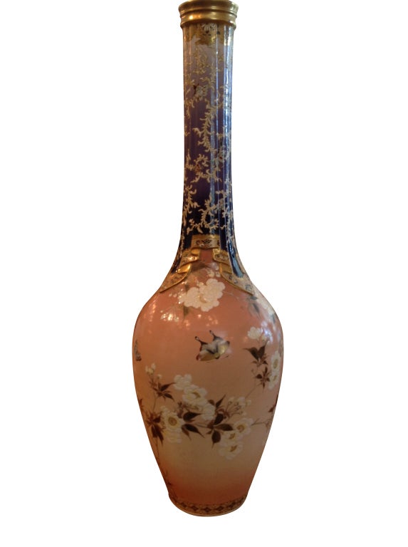 Japanese Porcelain Vase/ Satsuma, Edo Period, Three Dimensional with Flowers & Vines Draping Over Fabric Swags, Signed

Originally $ 2,995.00

Satsuma ware (薩摩焼 satsuma-yaki), sometimes referred to as 